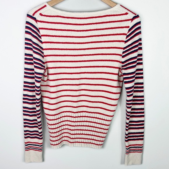 Madewell Stillman Pullover Sweater in Stripe Mix Large - Picture 5 of 5